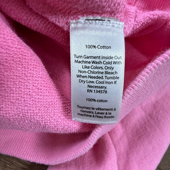 Vineyard Vines Girls Quarter-Zip Shep Shirt Pink Seersucker Sz S Preppy Cotton - Picture 12 of 13
